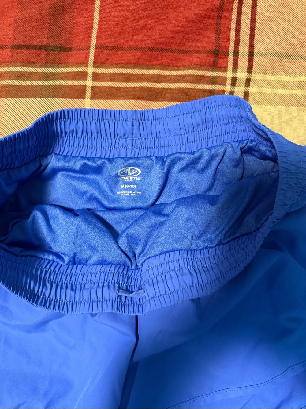 Athletic Works Royal Blue Elastic Waist Athletic Shorts - Picture 2 of 4